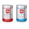 illy Ground Espresso Coffee Combo - 1 x Medium Roast - 1 x Decaf - Arabica Photo