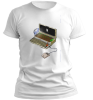 PepperSt Men's White T-Shirt - Bio Tech Photo