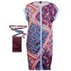 Marique Yssel Button-up Tunic & Pouch - Rouge Photo