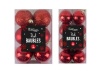 2 Packs Christmas Baubles Red Photo