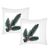 PepperSt - Scatter Cushion Cover Set - Christmas Pine Tree Photo