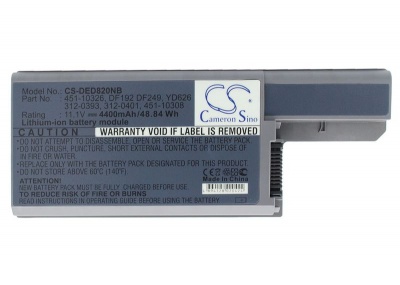 Photo of DELL Latitude D531/D820;Precision M65 replacement battery