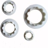 4 Pieces Round & Wavy Edge Cookie Cutters Photo