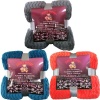 Sweet Home Warm Flannel Blanket.Three value packs.Art Fashion Lines - Multiple Color Photo