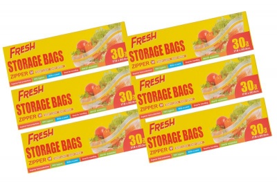 Photo of Fresh Zipper Bags Bundle - Medium - 6 Boxes of 30's