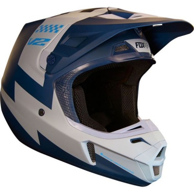 Photo of Fox Racing Fox V2 Mastar Navy Helmet