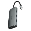 Adam Elements CASA Hub A08 8 Port USB-C Hub - Grey Photo