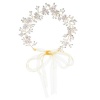 Olive Tree - Metal Leaf / Crystal / Pearl Headband - Bridal / Formal Event Photo