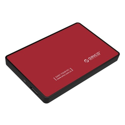 Photo of Orico 2.5 USB3.0 Red External HDD Enclosure