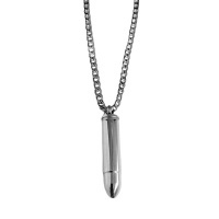Stainless Steel Bullet Pendant Necklace for Ashes