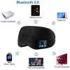 Adjustable Soft Cotton Sleep Eye Mask with Bluetooth Headphone - Gray Photo