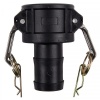 Camlock PP Type C Female Coupler x Hose Tail - 40mm Photo