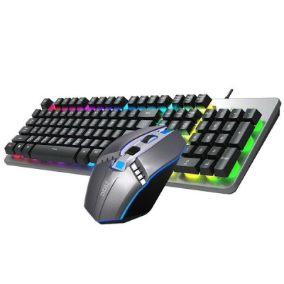 Photo of AOC KM410 Metal Series Backlight USB Wired Gaming Keyboard & Mouse Combo