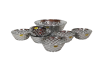 Bowl Set 7 Piece Glass Delma - Silver Roxx Photo