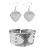 Ladies Celebration Bangle and Earrings Jewellery Gift Set Photo