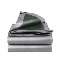 Camping Garden Extra Thick Double Sided PE Protective Tarpaulin Grey