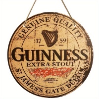 Guinness Vintage Wooden Hanging Plaque