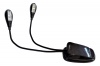 Clip on Book/Music Sheet/Reading/Power Outage Double LED Light Photo