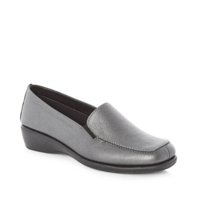 Photo of Gx & Co Ladies Slip On Loafer - Pewter 52142