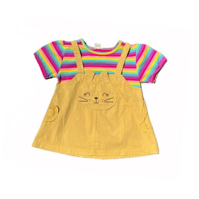 Strap Baby Dress Rainbow Top