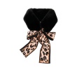 Plush Collar Bowknot Winter Scarf Photo