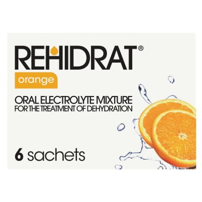 Photo of Rehidrat Oral Electrolyte Mixture Orange 14g x 6 sachets