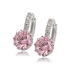Pink Cubic Zirconia Earrings Photo
