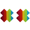 Up Tape Rainbow Bliss 5 Pair Nipple Pastie Set Photo