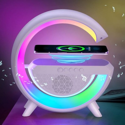 LED Wireless Charging Atmosphere Night lamp with Speaker