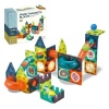 BTR Magnetic Building Blocks 66 Piece 3D Pipes Marble Run STEM Educational Gift Photo