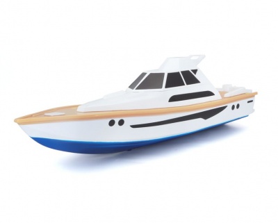 Maisto RC 34cm Super Yacht Boat WhiteBrownBlue