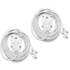 Selectrix Two Pack 5M Heavy Duty 16A Extension Electrical Lead / Cord / Cable Photo