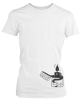 PepperSt Ladies White T-Shirt - Light Up Photo