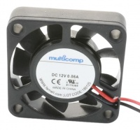 Multicomp Pro DC Axial Fan 12 V Square 50 mm 11 mm