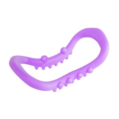 Photo of Soft TPE Yoga Pilate Circle Stretch Resistance Ring - Purple