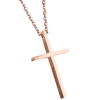 Immanuel Cross Female Necklace Rose Gold Photo