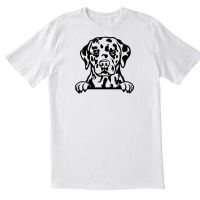 Dalmatians Dog White T shirt