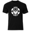 Think Out Loud Mens "Beards and Barbells" Short Sleeve Tshirt Black Photo