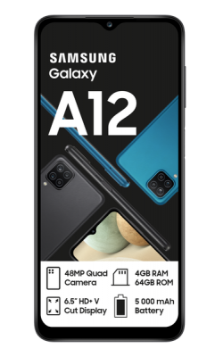 Photo of Samsung Galaxy A12 64GB - Black Cellphone