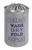 WENKO - Laundry Basket 68L - Ringo - Grey Photo