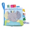 Soft Baby Label Cloth Book - Little Elephant's Blankie Photo