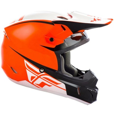 Photo of Fly Racing Fly Kinetic Sharp Orange & Black Helmet