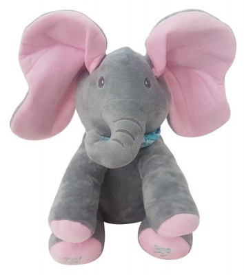 Photo of 4aKid Plush Peekaboo Elephant - Pink