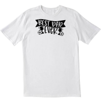 Best Dad Ever Fathers DayChristmas White T shirt