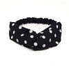 Black Polka Dot Women's Headband Photo