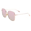 Kagiva's Stainless Steel Polorized Women Sunglasses - Pink Photo