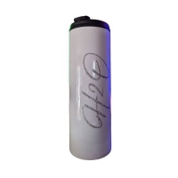 H2O White Water Bottle and Coffee Flask Travel Mug