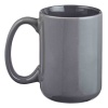 Christian Art Gifts Joshua 1:9 Be Strong & Courageous Ceremic Mug - Grey Photo