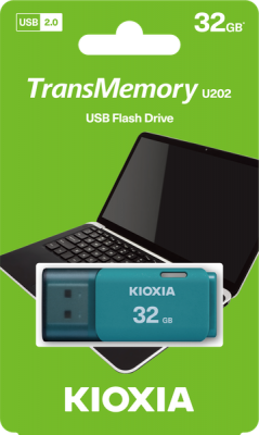Kioxia 32gb 20 USB Works With Windows Mac Aqua