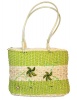 Fino Straw/Beach Bag with front Shells and Bead details Photo